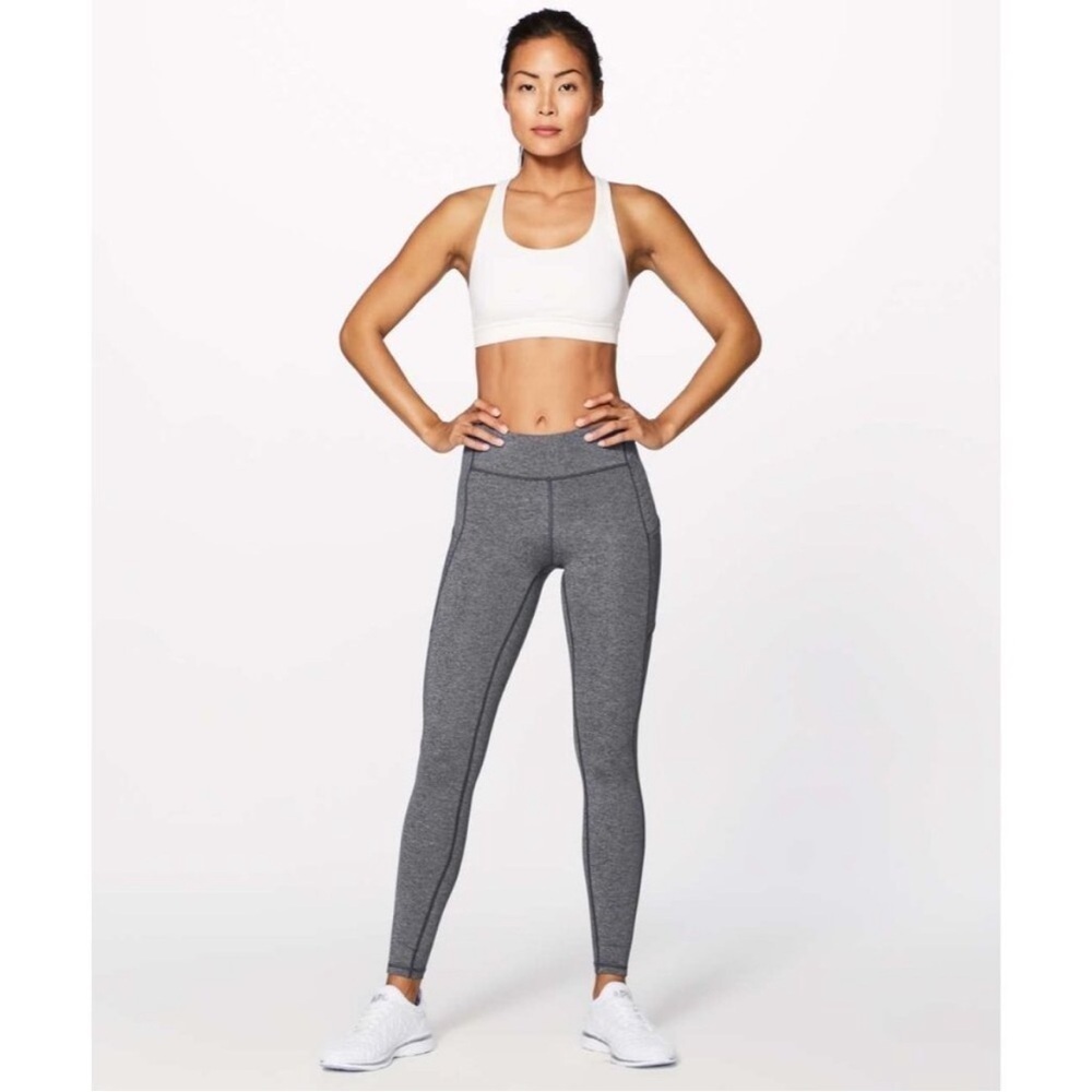 Lululemon Speed Up Tight in Heathered Black
